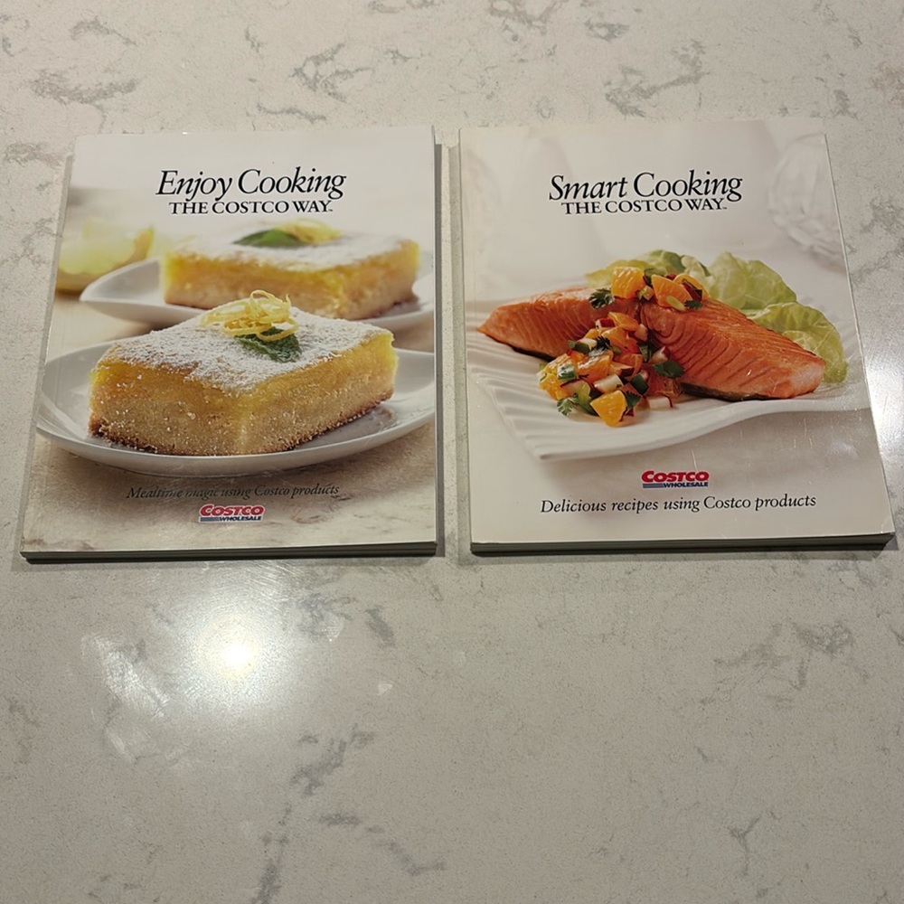 Costco-Bundle of Two Cookbooks-"Enjoy Cooking and Smart Cooking The Costco Way"